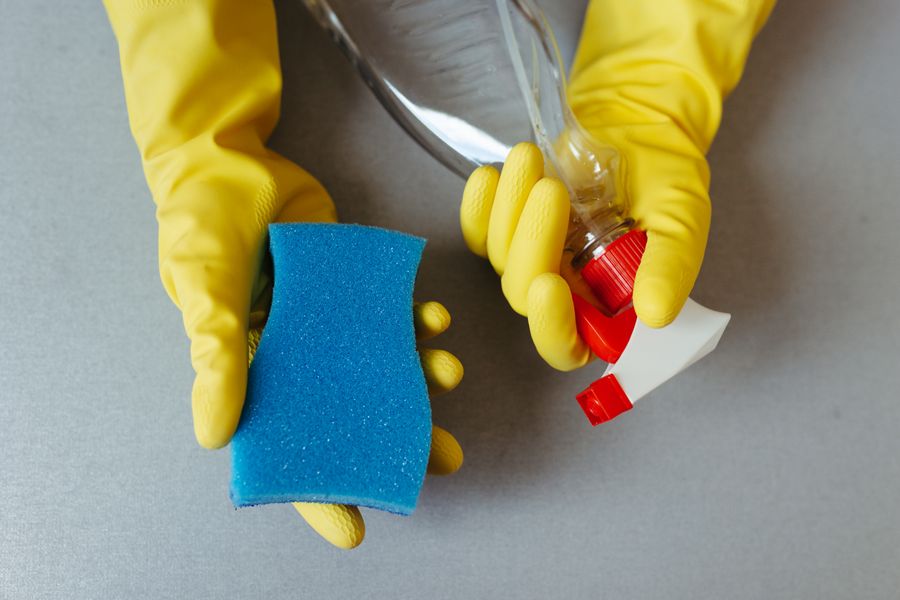 Professional cleaning supplies