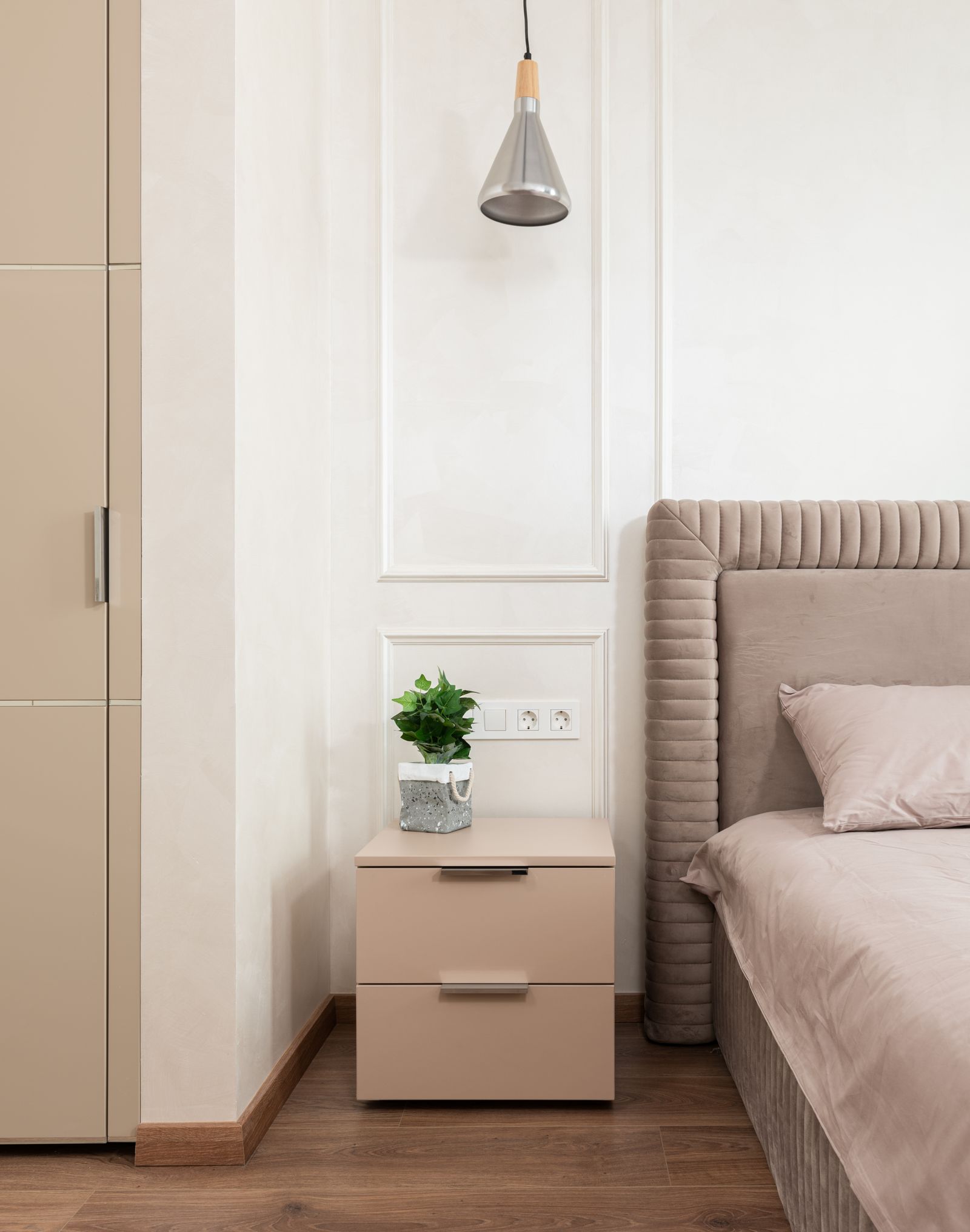 A fresh, spotless, guest-ready bedroom cleaned by Sabaify